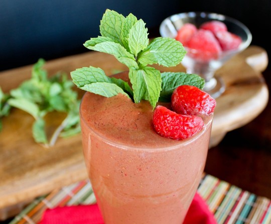 strawberry chocolate smoothie2
